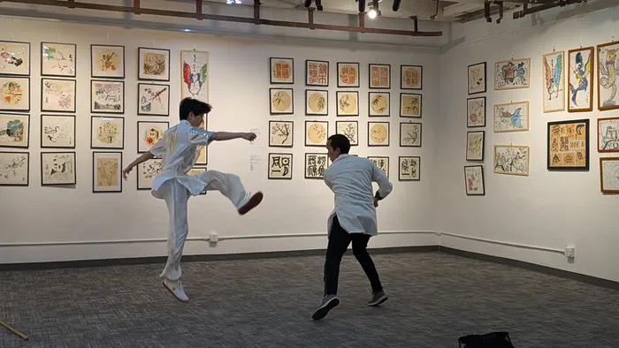 A kick at full extension