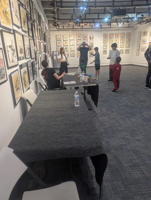 The exhibition hall between sessions