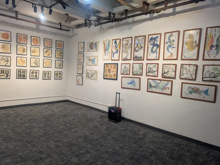A corner of the exhibition