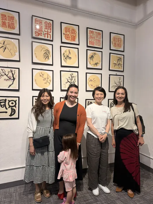 Organisers and volunteers at the exhibition