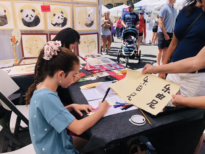 Writing a visitor's name to order